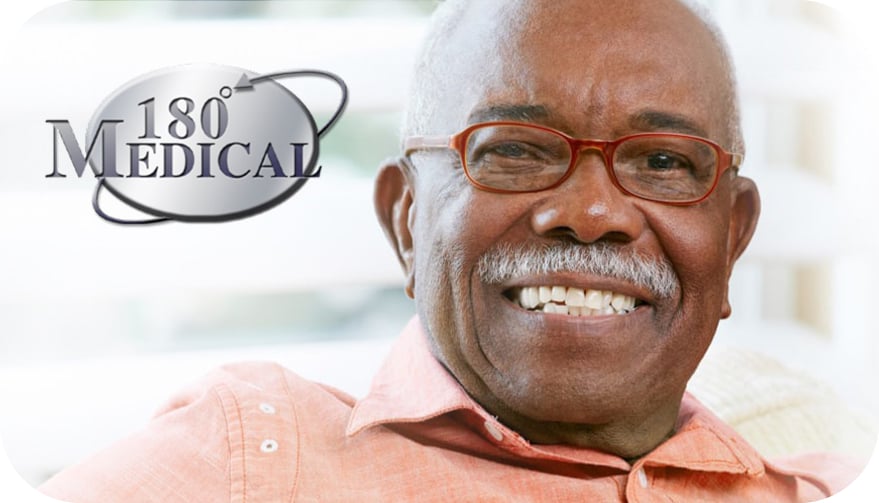 a man wearing glasses