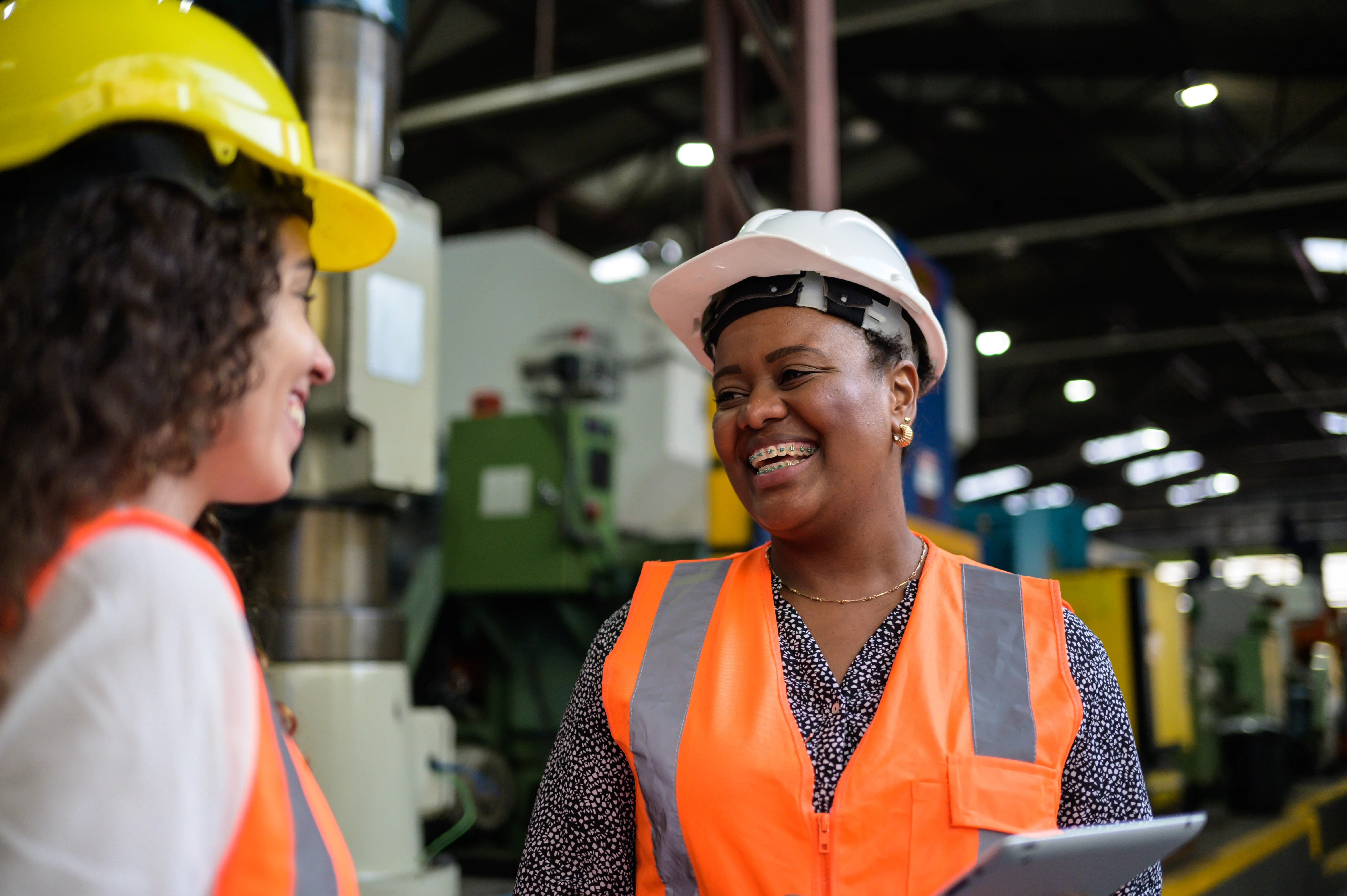 a person wearing a safety vest